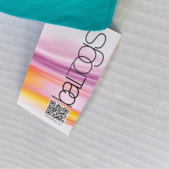 AM Baltogs dance dancewear Crop top‎ jade green NWT adult Medium - Picture 5 of 5